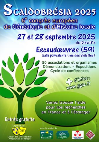 6e congrès européen de généalogie et d'histoire locale 