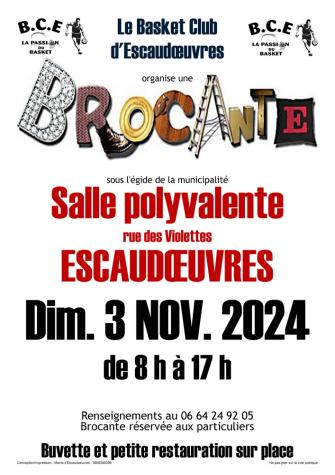 Brocante en salle