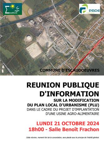 Réunion publique d'information sur la modification du P.L.U.