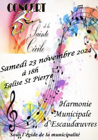 Concert de Sainte-Cécile de l'Harmonie Municipale d'Escaudœuvres