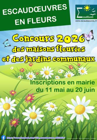 Inscriptions au concours 2026 des maisons fleuries et des jardins potagers communaux