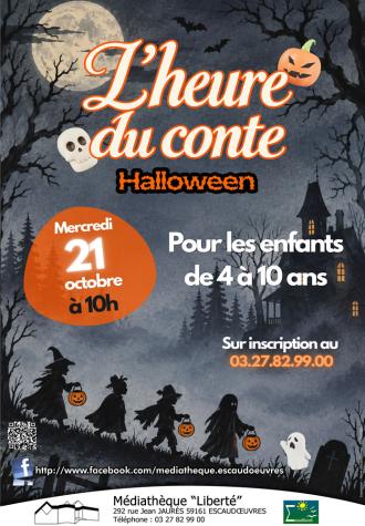 Heure du conte d'Halloween pour les 4 à 10 ans