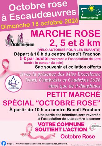 Marche rose et petit marché spécial
