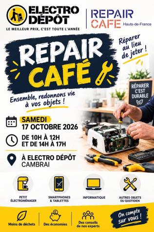 Ouverture d'un répare café délocalisé