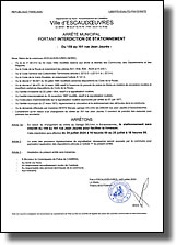 Arrêté municipal portant interdiction de stationnement rue Jean JAURÈS du 24 au 25 juillet 2024