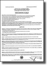 Arrêté municipal portant interdiction de stationnement rue d'Erre, rue Salvador Allende et rue de l'Épinette les 9 et 10 mars 2026