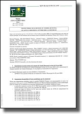 Procès-verbal de la réunion du conseil municipal du 1er octobre 2025