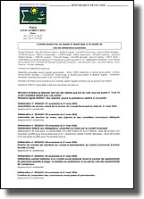 Liste des délibérations examinées lors de la réunion du conseil municipal du 31 mars 2026
