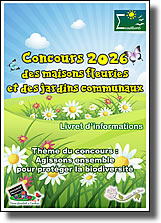 Concours 2026 des maisons fleuries et des jardins communaux - Livret d'informations
