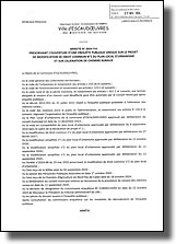 Arrêté municipal prescrivant l'ouverture d'une enquête publique unique sur le projet de modification de droit commun n° 2 du P.L.U. et sur l'aliénation de chemins ruraux