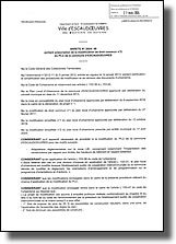 Arrêté municipal portant prescription de la modification de droit commun n° 2 du P.L.U. de la commune d'Escaudœuvres