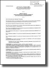Arrêté municipal portant prescription de la modification simplifiée n° 3 du P.L.U. de la commune d'Escaudœuvres